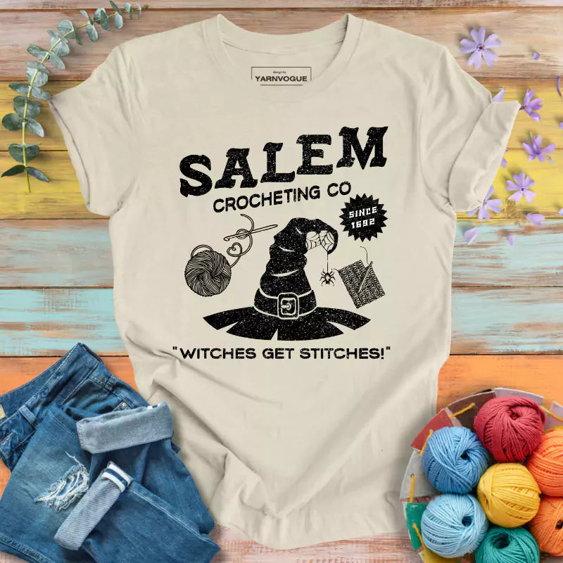 Salem Crocheting T-shirt - Prismatic Fiber Arts