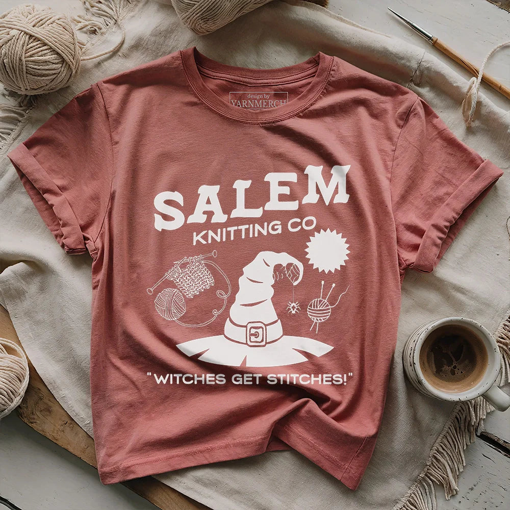 Salem Knitting T-shirt - Prismatic Fiber Arts