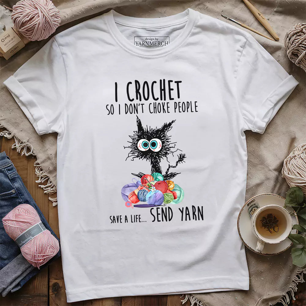 Send Yarn T-shirt - Prismatic Fiber Arts