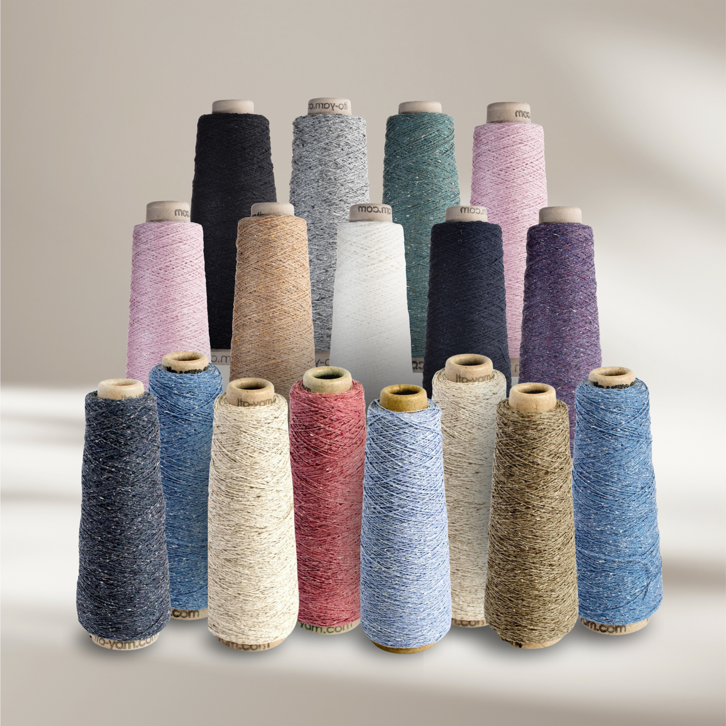 Organic Silk Noil Weaving Yarn Cone - Prismatic Fiber Arts