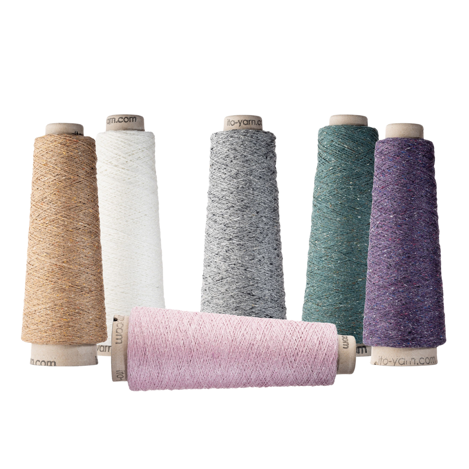 Organic Silk Noil Weaving Yarn Cone - Prismatic Fiber Arts