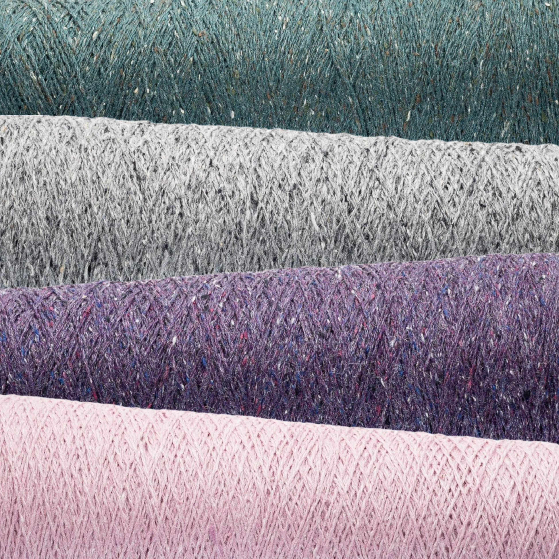 Organic Silk Noil Weaving Yarn Cone - Prismatic Fiber Arts