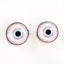 Bloodshot Zombie Sew-On Button Glass Eyes - Prismatic Fiber Arts