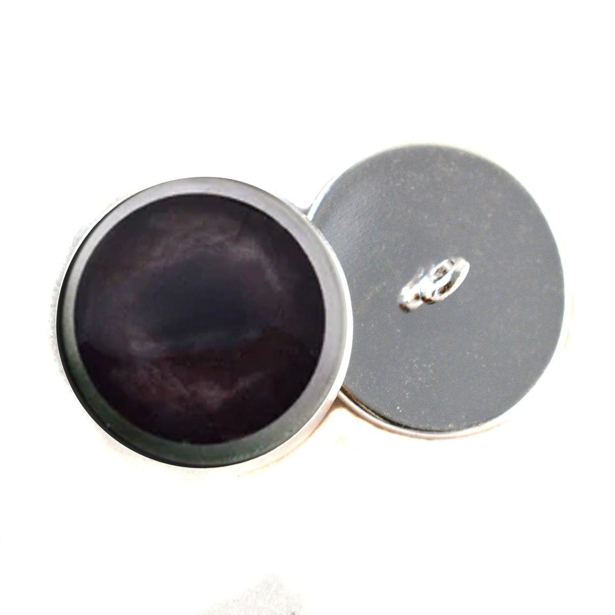Dark Brown Raccoon Sew-On Button Glass Eyes - Prismatic Fiber Arts
