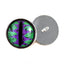Purple and Teal Green Dragon Sew-On Button Glass Eyes - Prismatic Fiber Arts