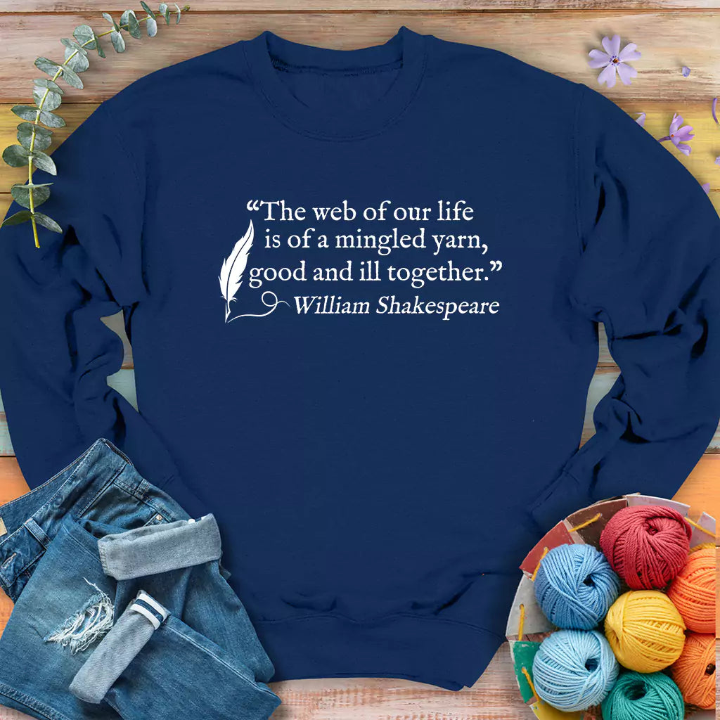Shakespeare’s Knit Wits Sweatshirt - Prismatic Fiber Arts