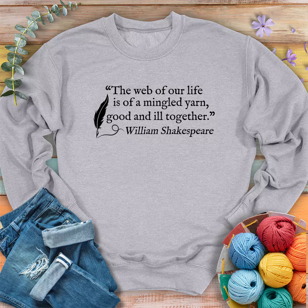 Shakespeare’s Knit Wits Sweatshirt - Prismatic Fiber Arts