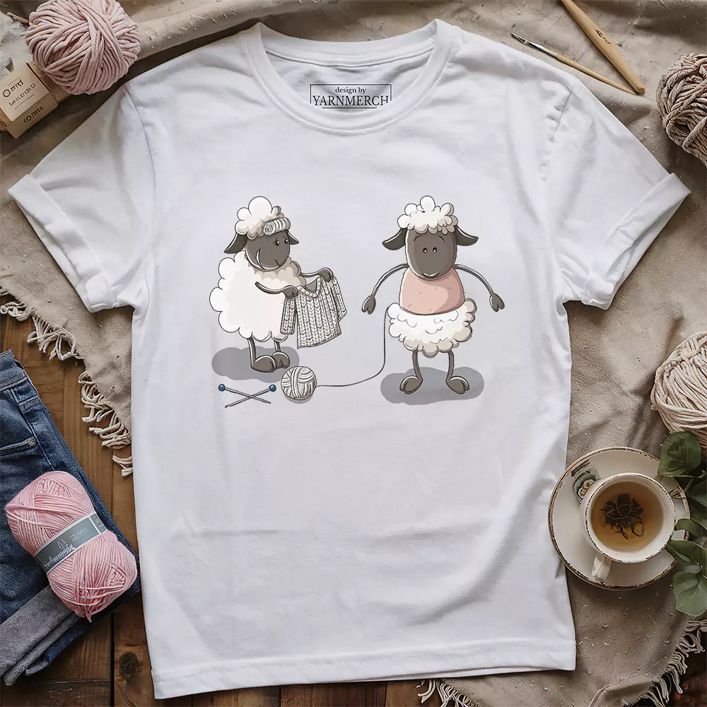Sheep Knitter T-shirt - Prismatic Fiber Arts
