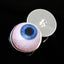 Side Glance Blue Human Sew-On Button Glass Eyes - Prismatic Fiber Arts