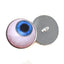 Side Glance Blue Human Sew-On Button Glass Eyes - Prismatic Fiber Arts