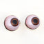 Side Glance Brown Human Sew-On Button Glass Eyes - Prismatic Fiber Arts