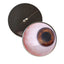 Side Glance Brown Human Sew-On Button Glass Eyes - Prismatic Fiber Arts