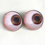 Side Glance Brown Human Sew-On Button Glass Eyes - Prismatic Fiber Arts