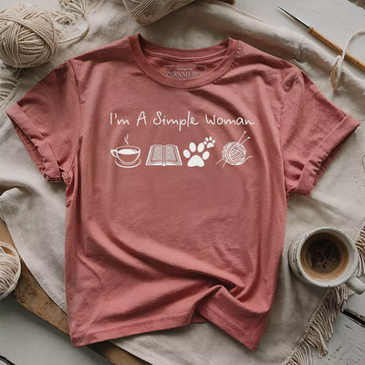 Simple Woman T-shirt - Prismatic Fiber Arts