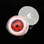 Sinister Scary Red Vampire Sew-On Button Glass Eyes - Prismatic Fiber Arts