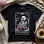 Skeleton Crocheter Tarot T-shirt - Prismatic Fiber Arts