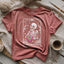Skeleton Crocheter Tarot T-shirt - Prismatic Fiber Arts