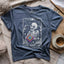 Skeleton Crocheter Tarot T-shirt - Prismatic Fiber Arts