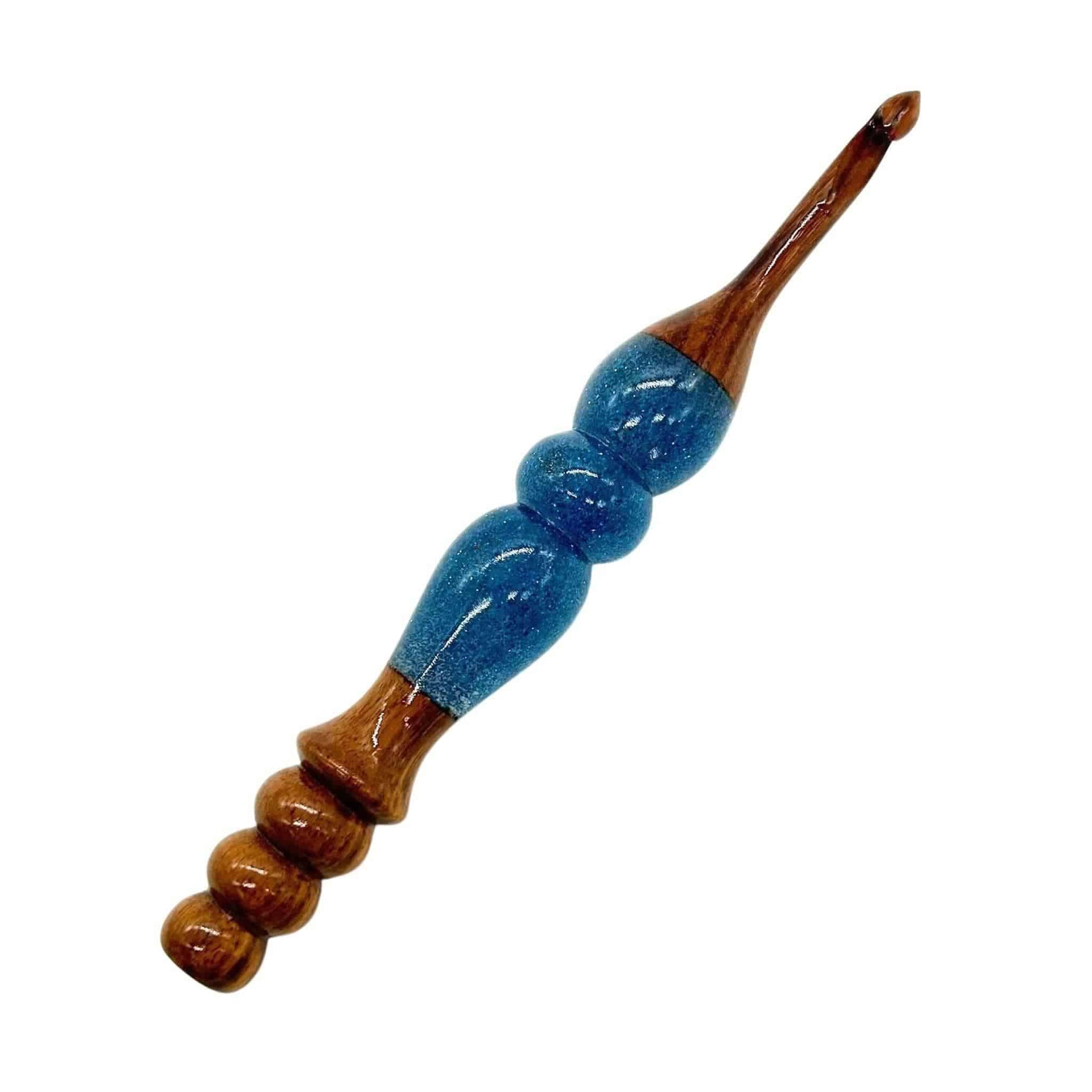Sparkle Rosewood Crochet Hook - Prismatic Fiber Arts
