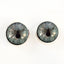 Light Blue Spider Sew-On Button Glass Eyes - Prismatic Fiber Arts