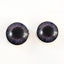 Dark Purple Spiderweb Sew-On Button Glass Eyes - Prismatic Fiber Arts