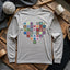 Granny Squares Heart Long Sleeve T-shirt - Prismatic Fiber Arts