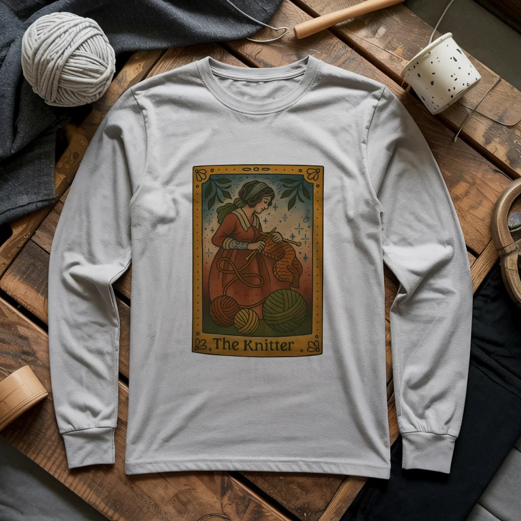 Knit Witch Long Sleeve T-shirt - Prismatic Fiber Arts
