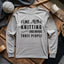 Knitting & 3 People Long Sleeve T-shirt - Prismatic Fiber Arts