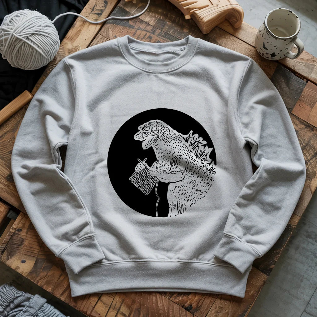 Knitzilla Sweatshirt - Prismatic Fiber Arts