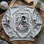 Skeleton Crocheter Tarot Sweatshirt - Prismatic Fiber Arts