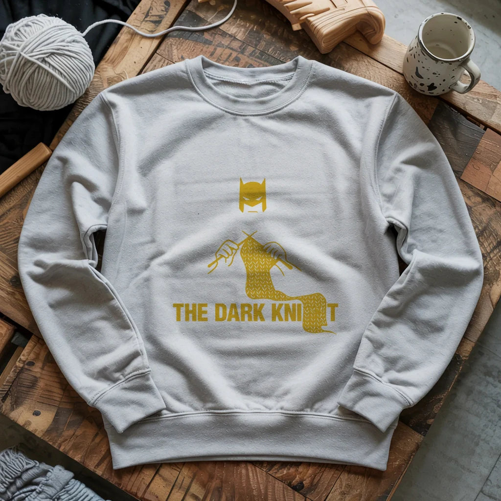 The Dark Knit Sweatshirt - Prismatic Fiber Arts