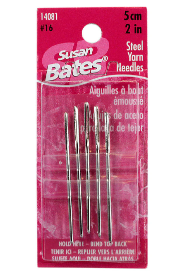 Susan Bates - Steel Yarn Needle - 2"