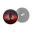 Striking Red Galaxy Dragon Sew-On Button Glass Eyes - Prismatic Fiber Arts