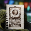 Maple Wood Moon Tarot Card Knitting Needle Gauge & 5" Ruler - Prismatic Fiber Arts