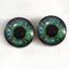 Teal Green Human Sew-On Button Glass Eyes - Prismatic Fiber Arts