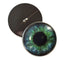 Teal Green Human Sew-On Button Glass Eyes - Prismatic Fiber Arts