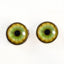 Tiger Sew-On Button Glass Eyes - Prismatic Fiber Arts