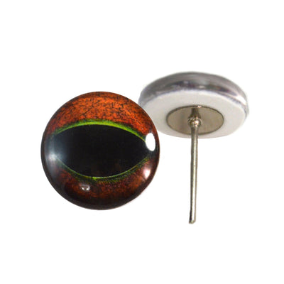Tree Frog Glass Eyes on Wire Pin Posts