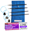 Blue Silk | Tunisian Adjustable Crochet Hook Set | 4 Sizes | H, I, J, K | w/custom case - Prismatic Fiber Arts