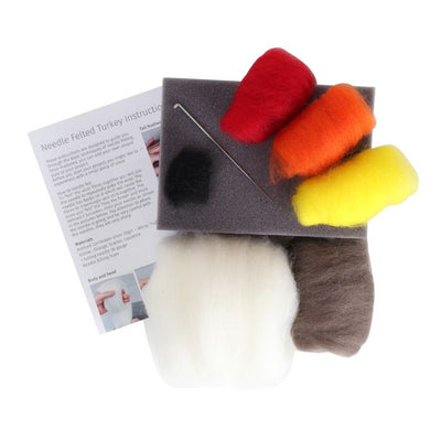Ashford Needle Felting Kit - Turkey - Prismatic Fiber Arts