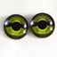 Green Sea Turtle Sew-On Button Glass Eyes - Prismatic Fiber Arts