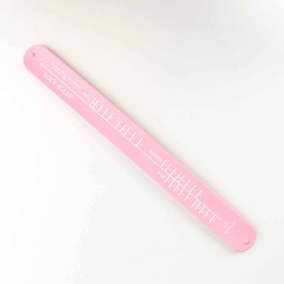 Sock Ruler - Sock Sizing Bracelet Ruler - Prismatic Fiber Arts
