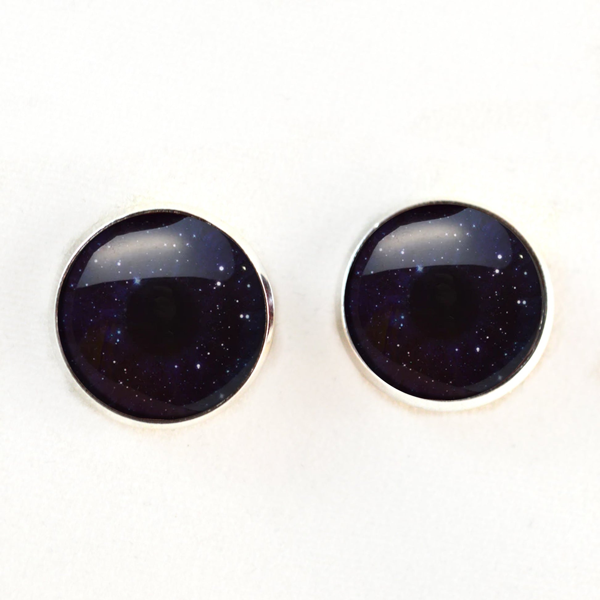 Twinkling Star Night Sky Sew-On Buttons Glass Eyes - Prismatic Fiber Arts