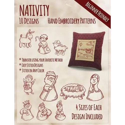 Nativity Hand Embroidery Patterns