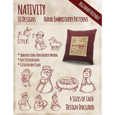 Nativity Hand Embroidery Patterns