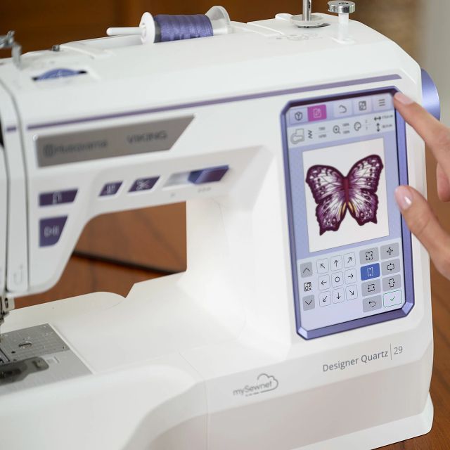 HUSQVARNA® VIKING® DESIGNER QUARTZ™ 29 Sewing & Embroidery Machine - Prismatic Fiber Arts