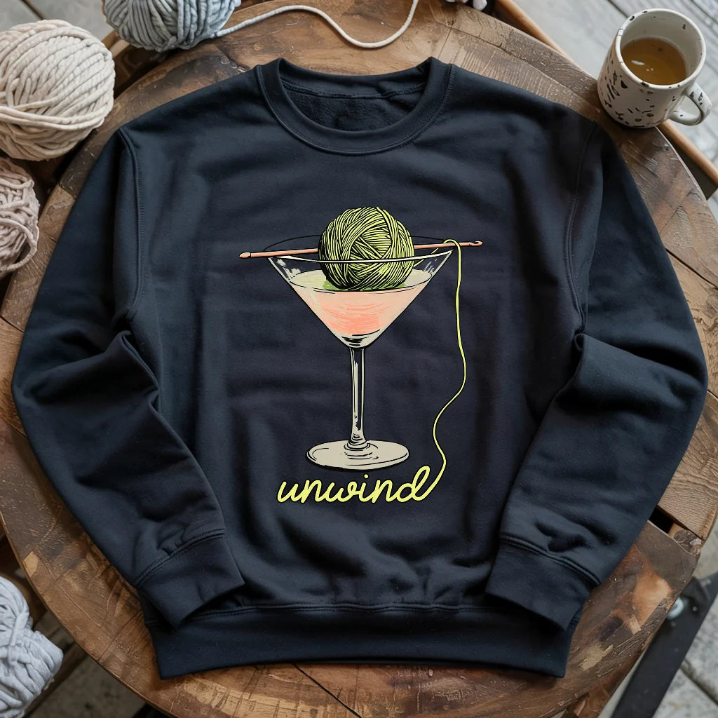Unwind Sweatshirt - Prismatic Fiber Arts