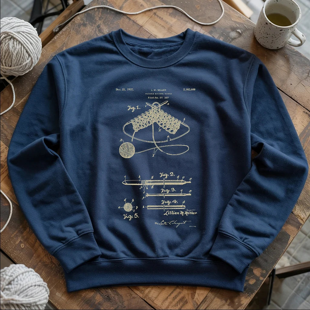 Vintage Knitting Pattern Sweatshirt - Prismatic Fiber Arts