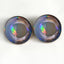 Walleye Iridescent Fish Inspired Sew-On Button Glass Eyes - Prismatic Fiber Arts