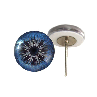Water Compass Rose Glass Eyes on Wire Pin Posts